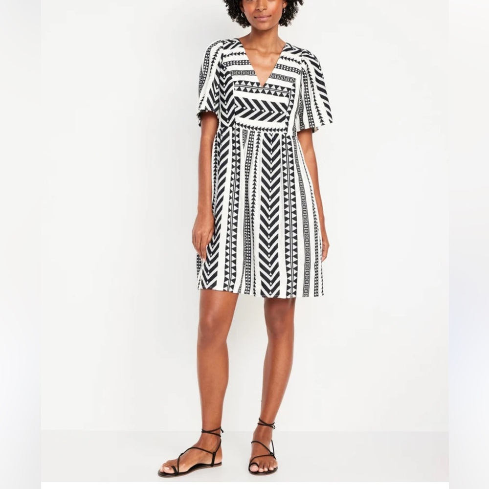 Old Navy Jacquard Mini Swing Dress XL